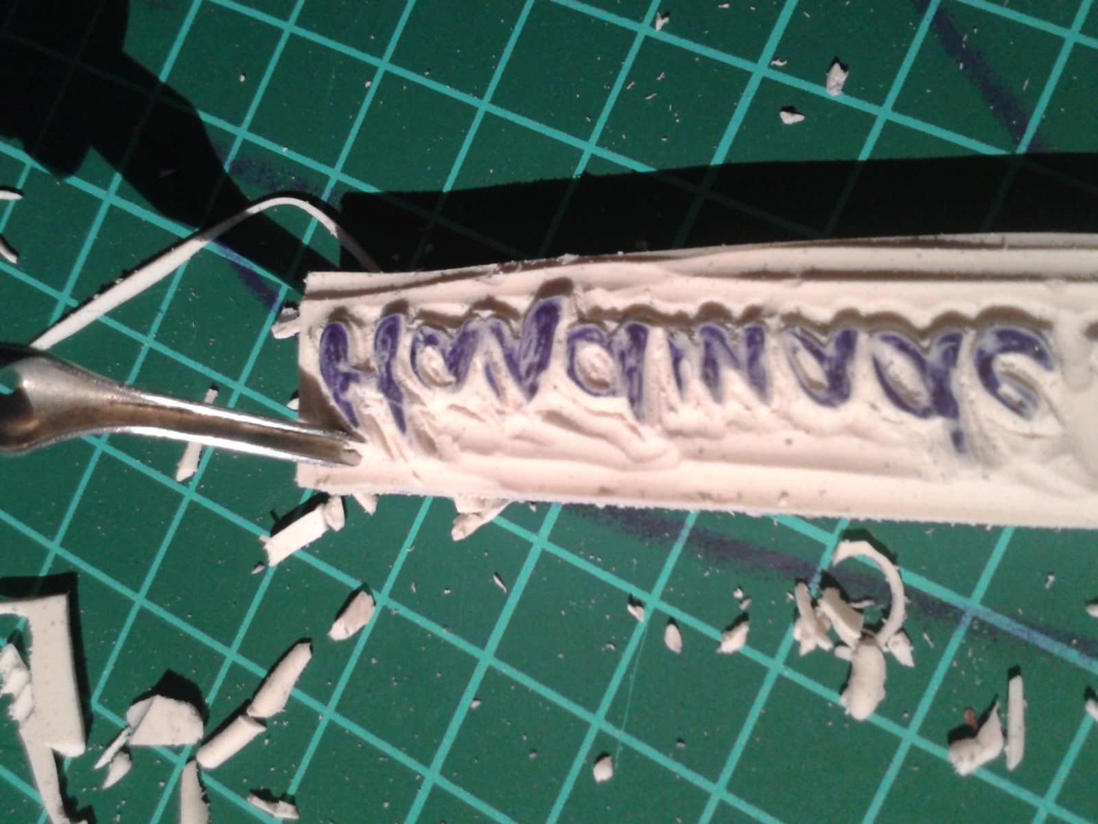 Stempel schnitzen DIY