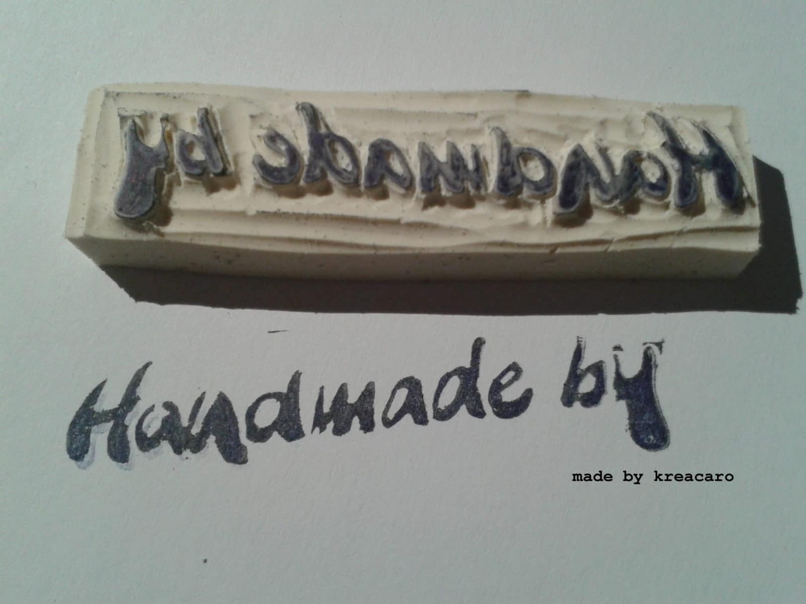 Stempel schnitzen DIY