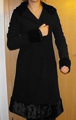 Elegante Johanna mit Webpelz