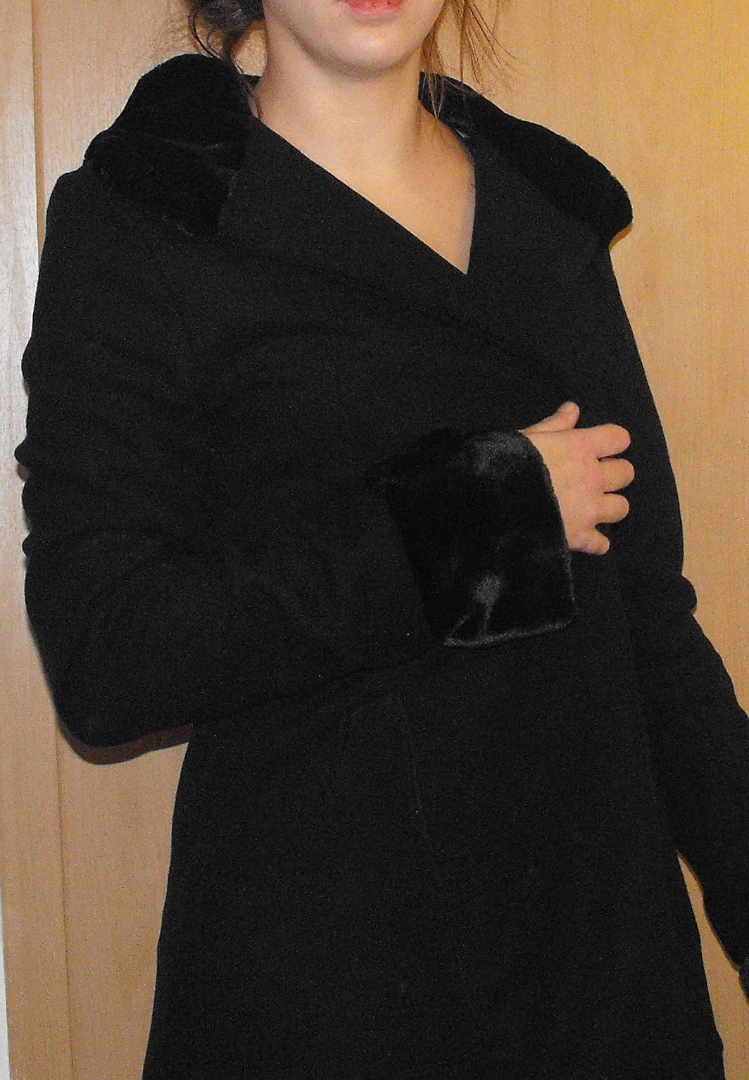 Elegante Johanna mit Webpelz