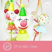 DIY Clown Cake Pop