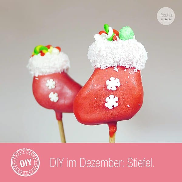 DIY Stiefel Cake Pop