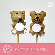 DIY Teddybär Cake Pop