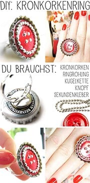 DIY: Ring aus Kronkorken