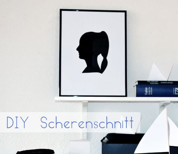 DIY Scherenschnittbild