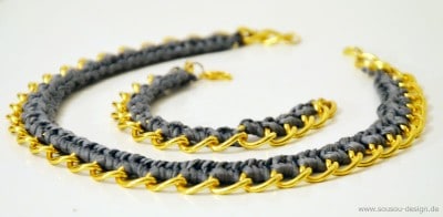 DIY Statementkette mit passendem Armband