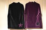 Twist-Pullover aus Nicki mit Stern-Applikation