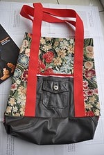 Tasche aus alter Jacke