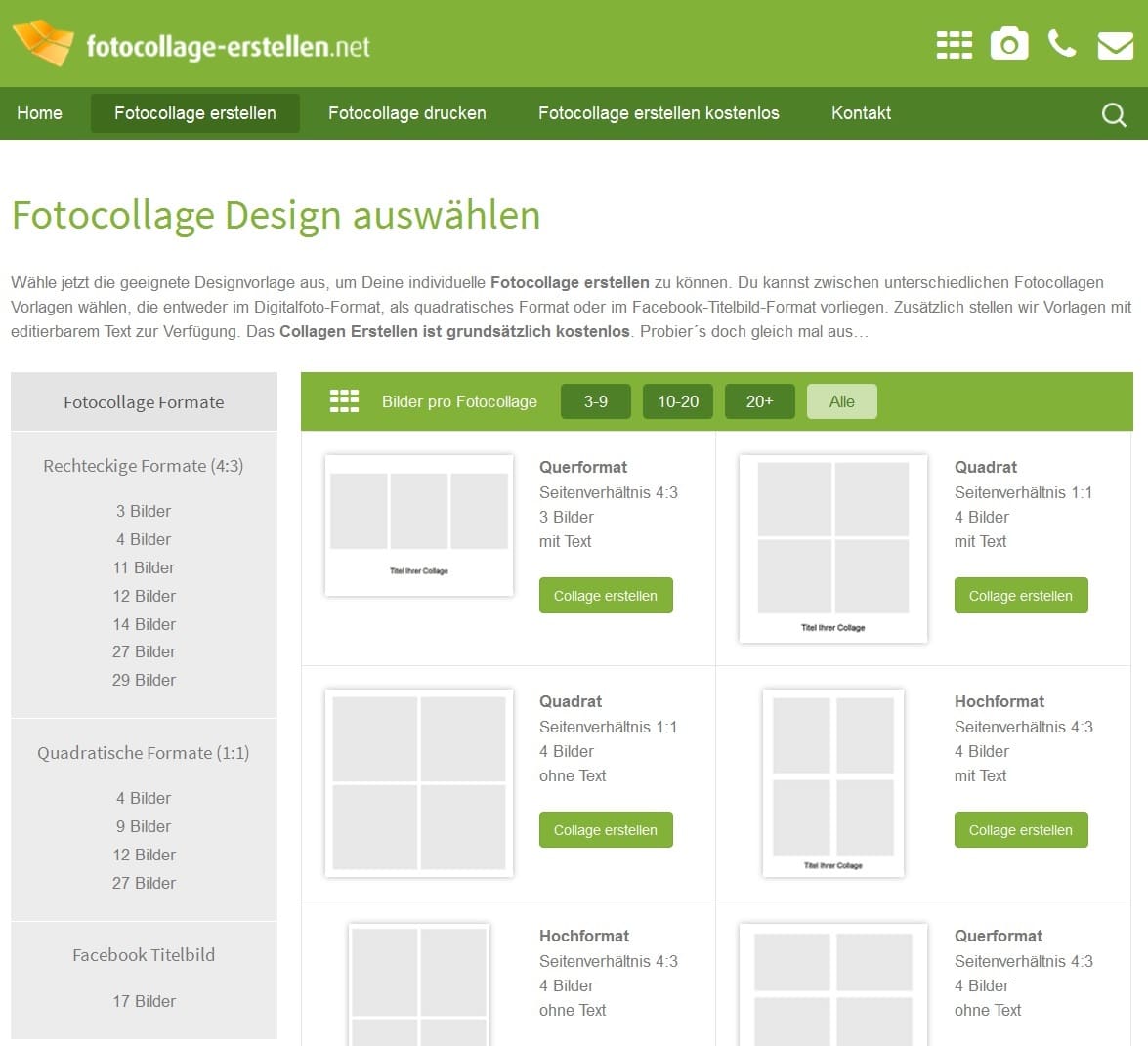 Online Fotocollage erstellen: 5 Minuten