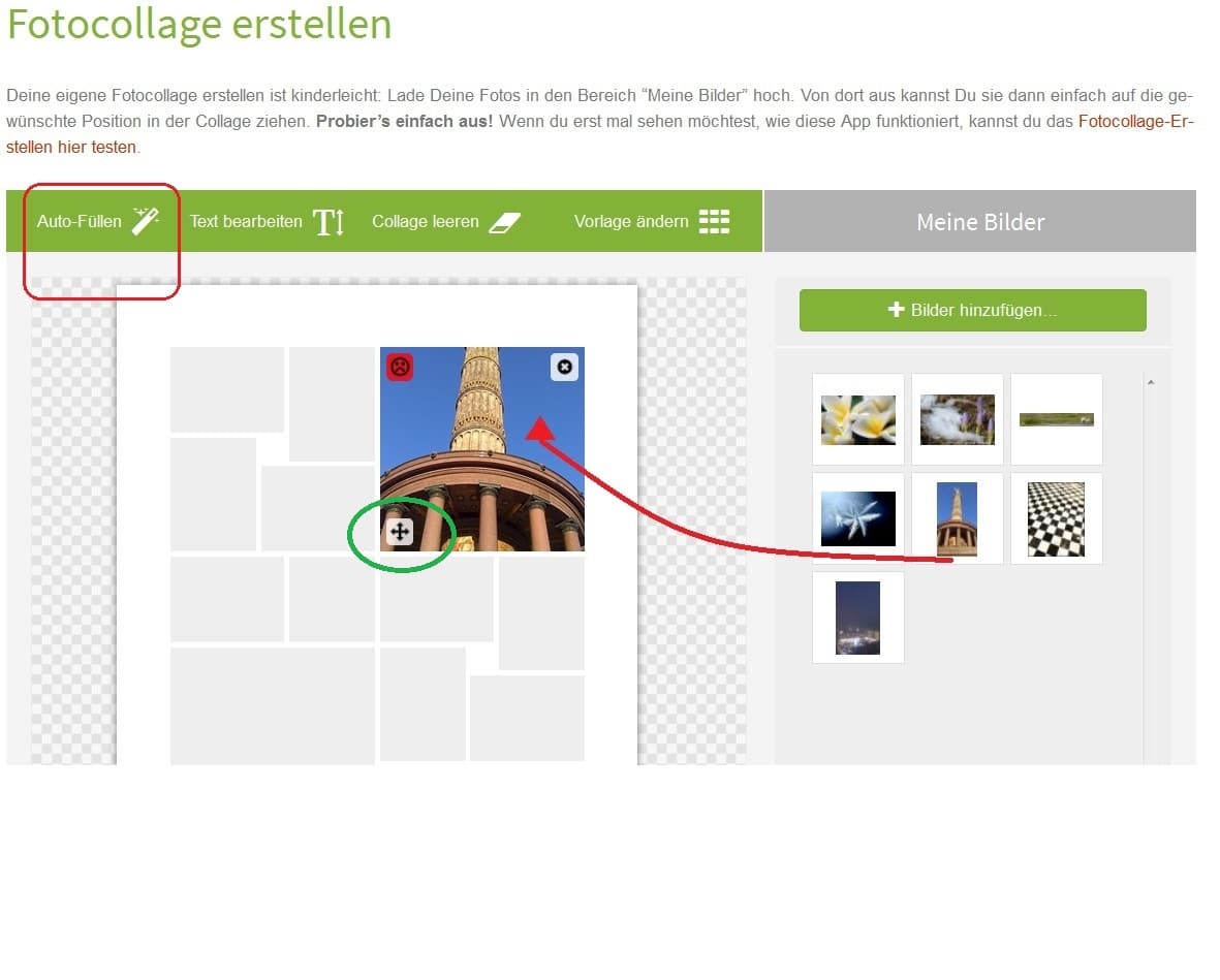 Online Fotocollage erstellen: 5 Minuten
