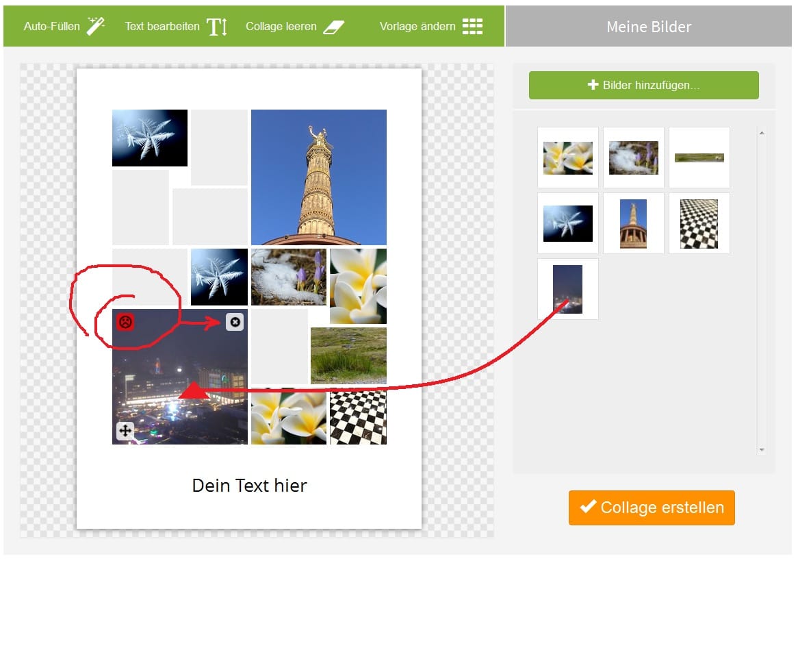Online Fotocollage erstellen: 5 Minuten