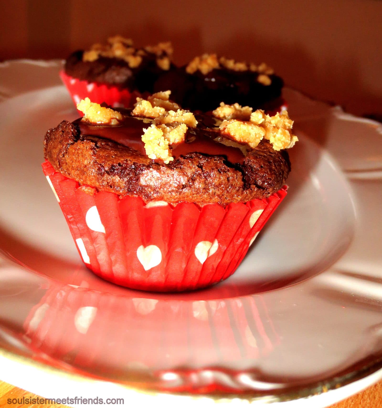 Schoko-Karamell Cupcakes