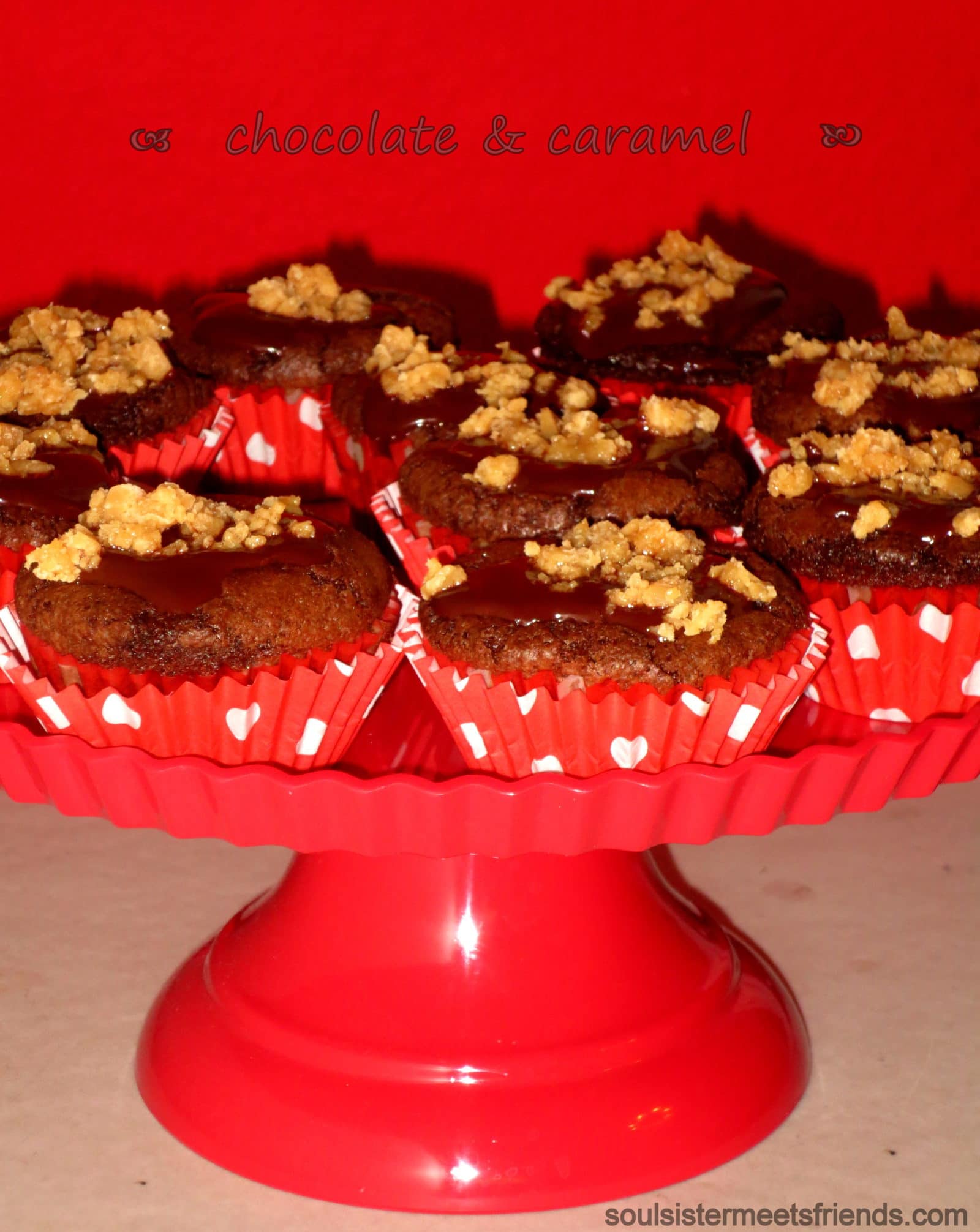 Schoko-Karamell Cupcakes