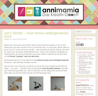annimamia.de - Das Kreativ-Dooett