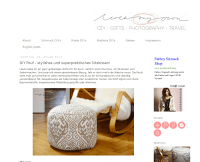 I wear my own! DIY Blog