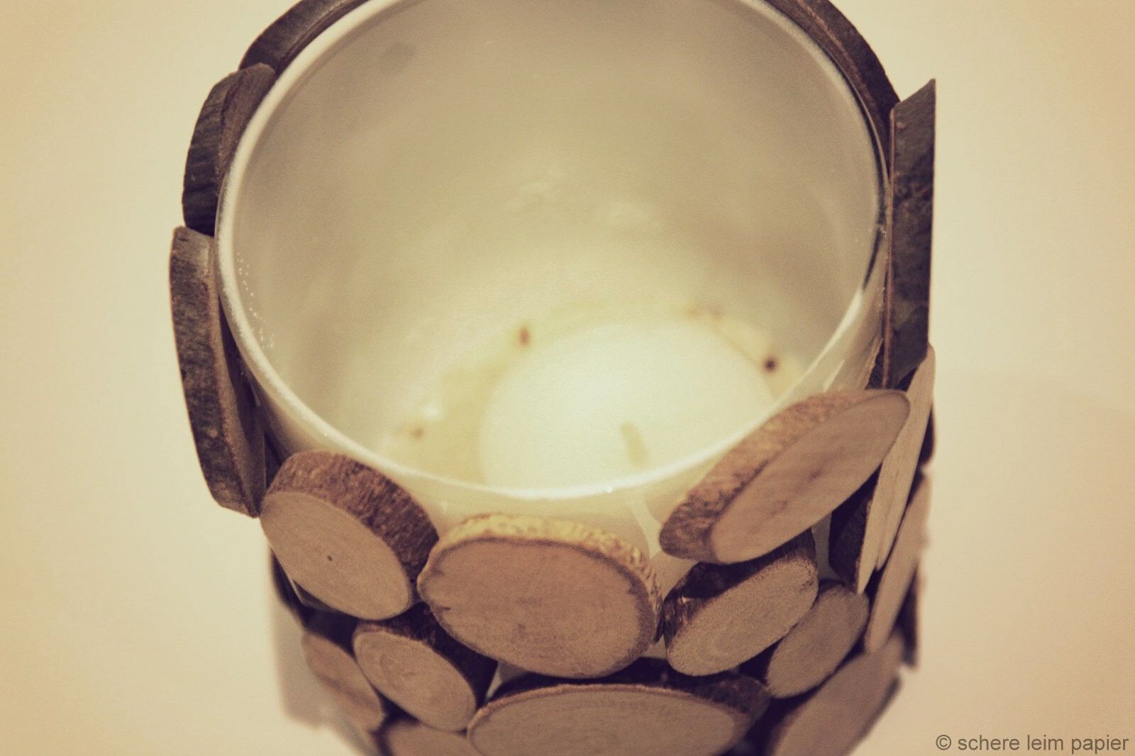 DIY Holzlicht