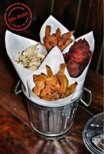 Selbstgemachte Gemüsechips
