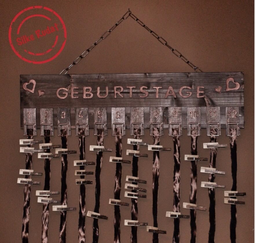 Geburtstagskalender aus Mausefallen
