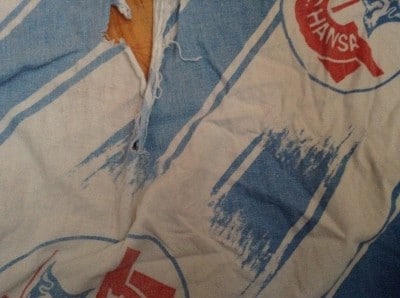 Recycling - Kissenbezug aus altem Laken