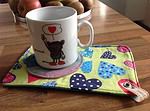 Mein erstes Mug Rug selbstgenäht