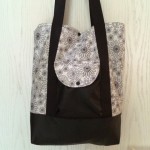 Shopper in schwarzweiß
