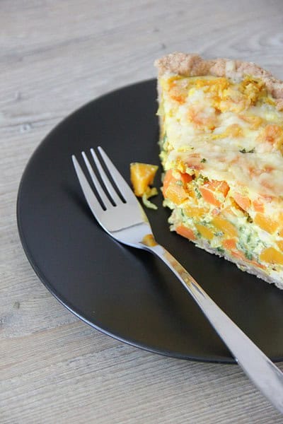 Gemüse Quiche ein bisschen experimentell