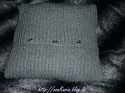 Gestricktes Kuschelkissen