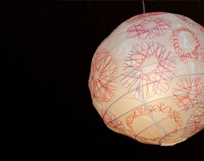 DIY [inspired]: Stick-Lampe selber machen