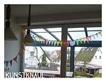 Aquarell – Wimpelkette aus Teebeuteln