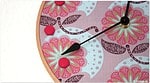 Stickrahmen-Uhr DIY