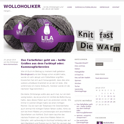 Wolloholiker - Strick schneller das Leben ist kurz