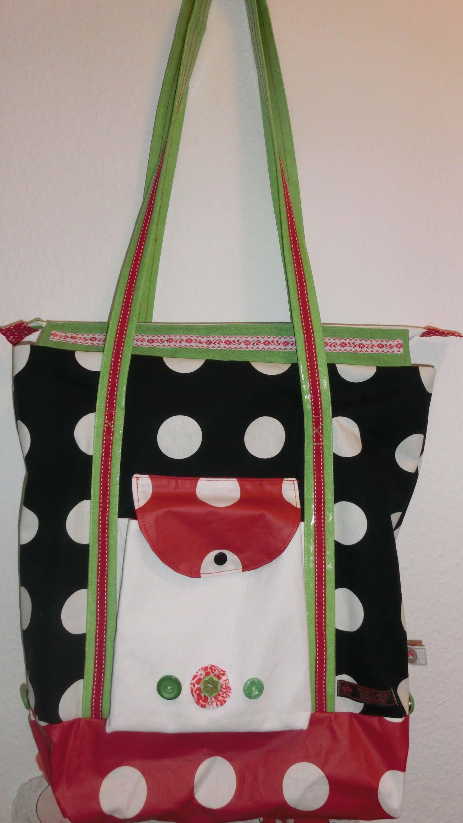 Shopper Polka zum Magazin Gewinnspiel passend zum Geldbeutel