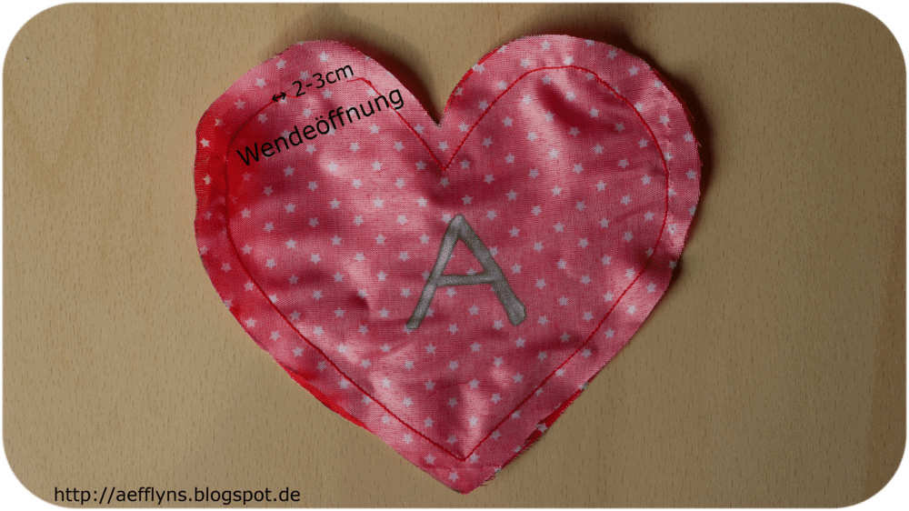 Von HERZEN – die gefüllte Wimpelkette ♥