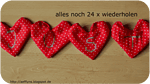 Von HERZEN – die gefüllte Wimpelkette ♥