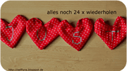Von HERZEN – die gefüllte Wimpelkette ♥