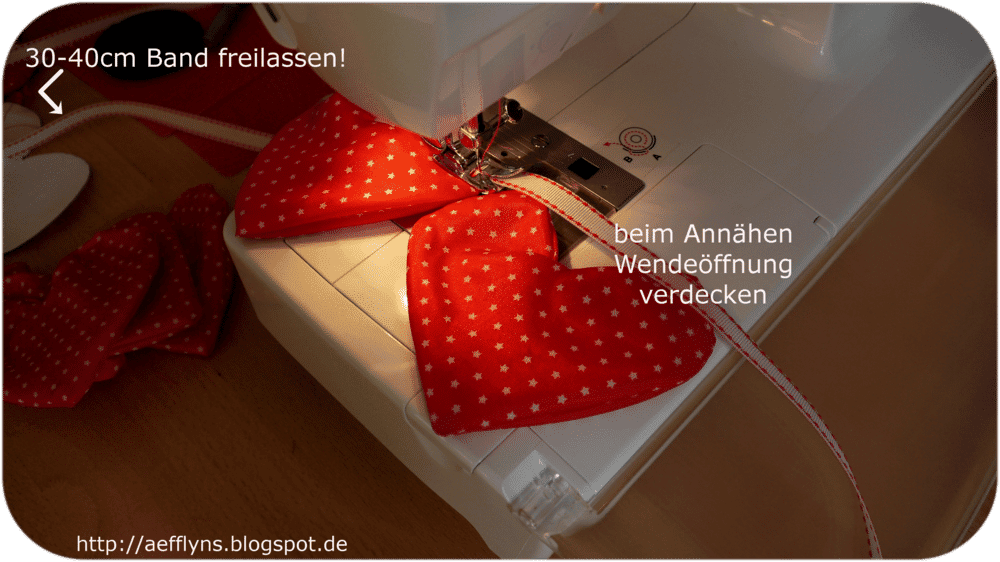 Von HERZEN – die gefüllte Wimpelkette ♥