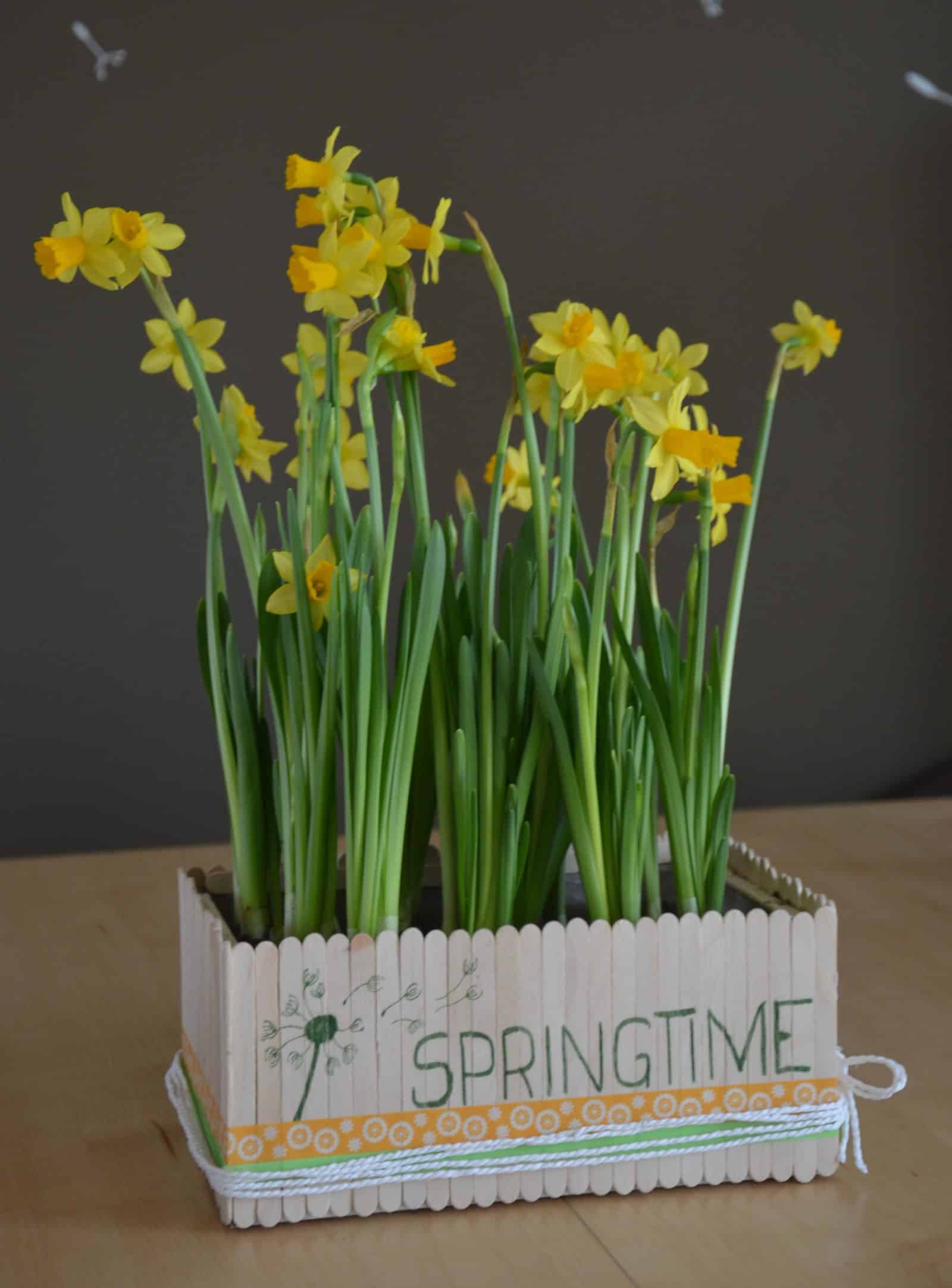 Blumenkiste – Spachtelschachtel