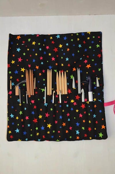Tutorial für ein Nadeletui (Stricknadeln, Häkelnadeln...)