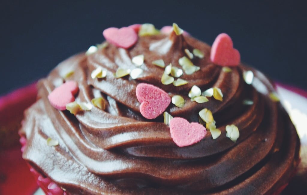 Schoko-Cranberry-Cupcakes