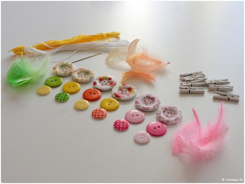 Kreatives Blumenspiel: Knopfblumen DIY