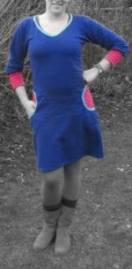 Nickykleid aus Sweat....