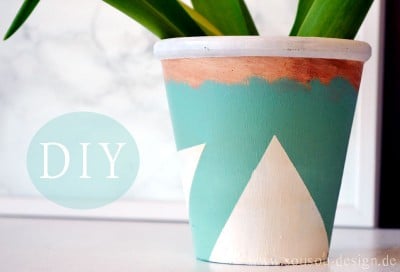 DIY Blumentopf für den Frühling