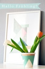 DIY Blumentopf für den Frühling