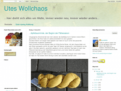 uteswollchaos, hier dreht sich alles um Wolle, immer wieder neu, immer wieder anders