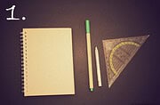 Weltkarten-Notizbuch