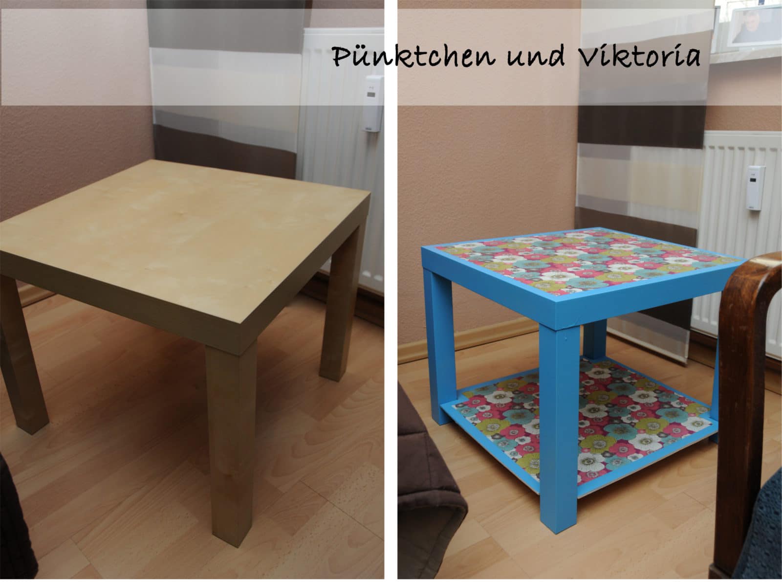 DIY – Beistelltisch (LACK) aufgehübscht
