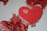 DIY Upcycling Valentins Deko