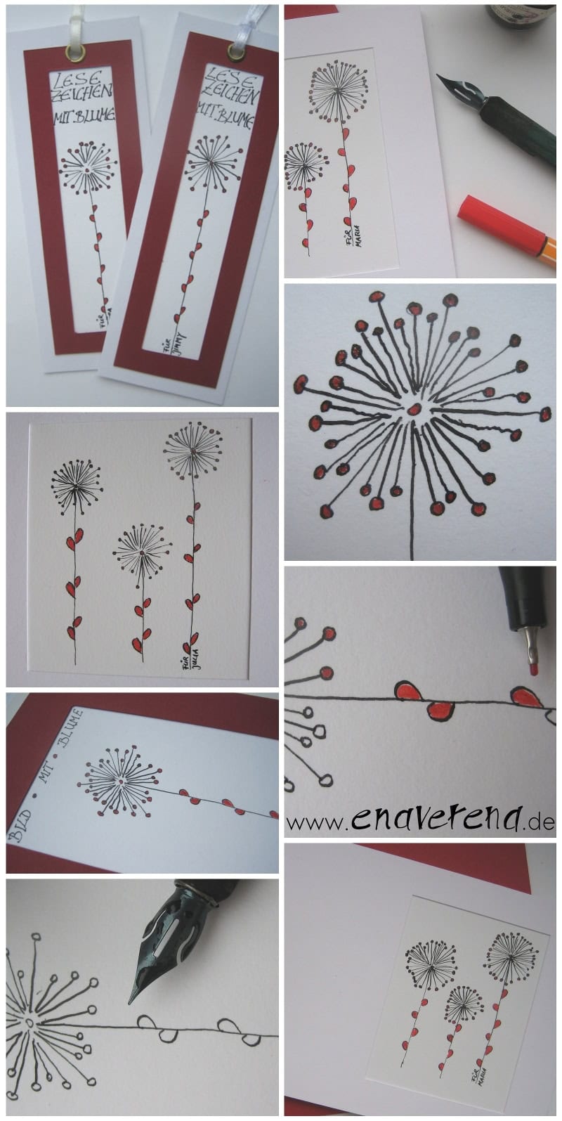 zarte lesezeichen enaverena gestalten handmadekultur zentangles fineliner füller euch handgefertigte greifen doodling kleinigkeiten entstanden schreiben lesen karte02 briefe karte myparkinsonsinfo