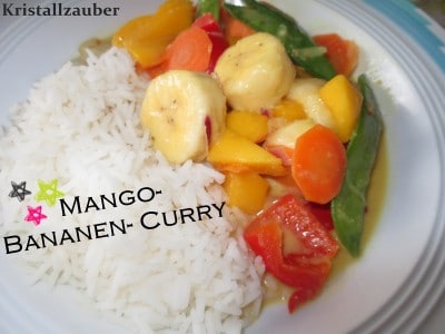 Rezept: Mango- Bananen- Curry