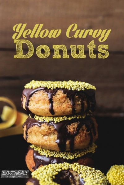 Yellow Curvy Donuts